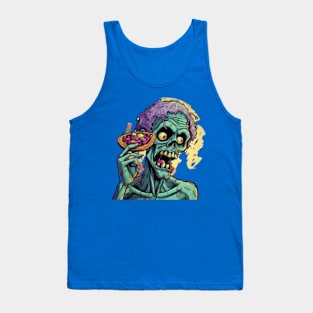 Zombie Pizza Lover Tank Top